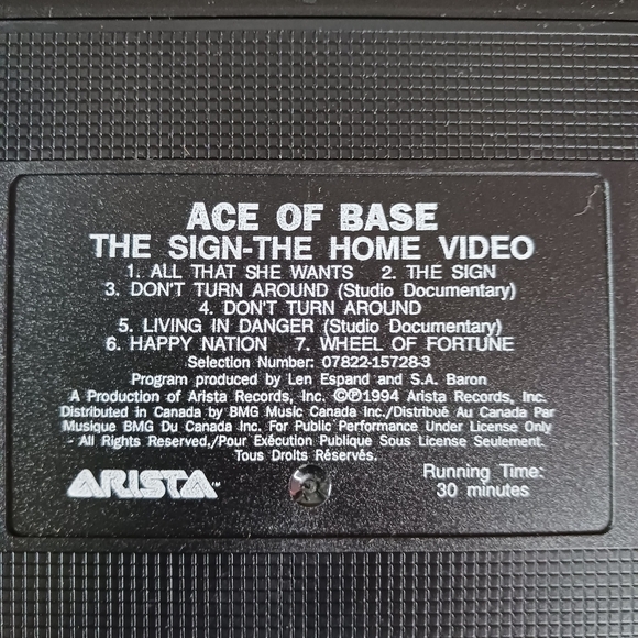 Vintage Ace of Base The Sign- The Home Video. - Picture 4 of 9